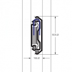 Locking Side Mount 125Kg OCCO Slide