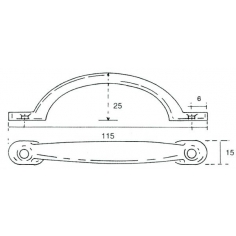 Pull Handle 102mm Chrome