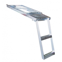 Pull Out Ladder 2 Step with Platform ZP Steel
