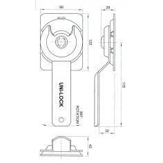 Unilock Maxi Fastener