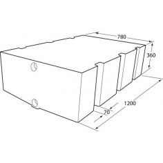Water Tank 300 LTR