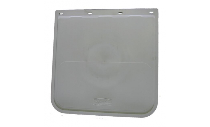 610 x 610mm Drop White Mudflap