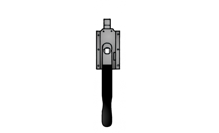 Door Slam Lock Heavy Duty LH