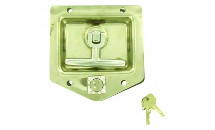 Drop "T" Lock S/Steel 8mm Shaft