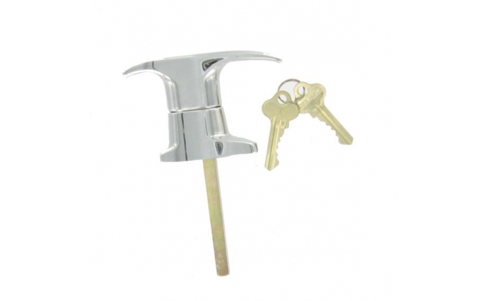 T Handle Chrome Heavy Duty