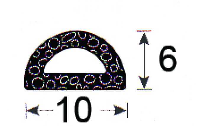 Trimlock Self Adhesive Rubber