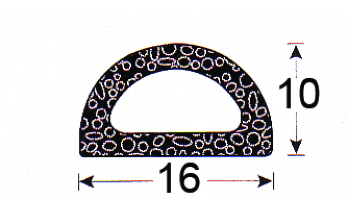 Trimlock Self Adhesive Rubber