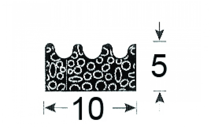 Trimlok Self Adhesive Rubber